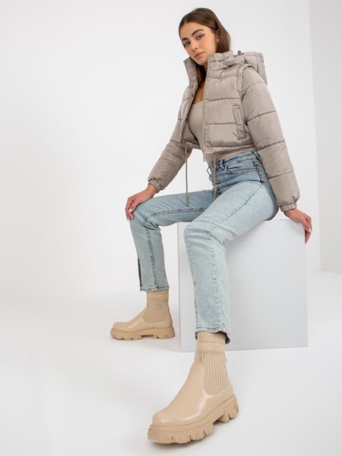Kurtka NM-KR-D2-3869.13P ciemny bezowy XL Kurtka NM-KR-D2-3869.13P ciemny bezowy XL