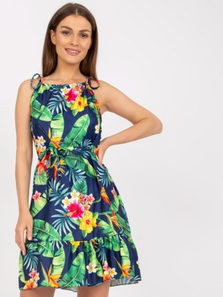 Sukienka WN-SK-0806-1.63P granatowy L/XL