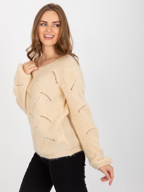 Sweter TW-SW-BI-9030.08 beżowy Sweter TW-SW-BI-9030.08 beżowy