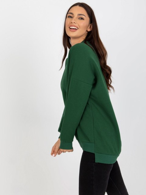 Bluza RV-BL-8261.51 ciemny zielony Bluza RV-BL-8261.51 ciemny zielony