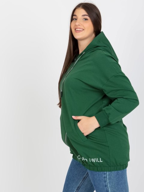 Bluza RV-BL-8302.78 ciemny zielony Bluza RV-BL-8302.78 ciemny zielony