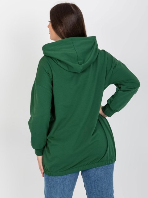 Bluza RV-BL-8302.78 ciemny zielony Bluza RV-BL-8302.78 ciemny zielony