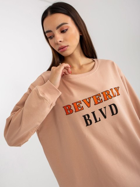 Bluza VI-BL-3075.64P ciemny bezowy Bluza VI-BL-3075.64P ciemny bezowy