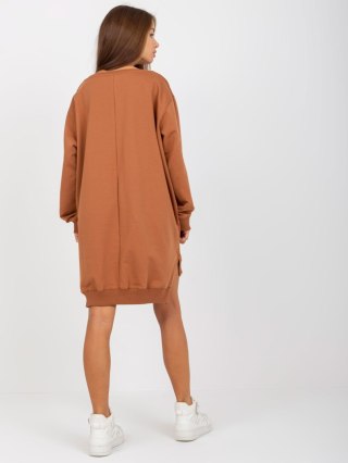 Bluza VI-BL-3102.01P brązowo-zielony