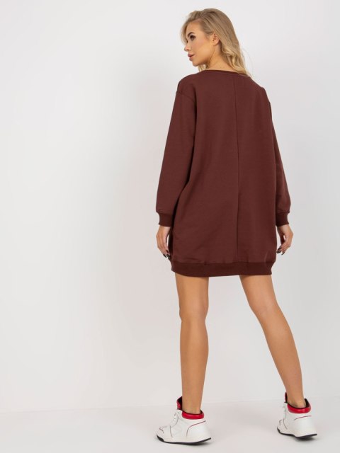 Bluza VI-BL-3192.23P ciemny brązowy Bluza VI-BL-3192.23P ciemny brązowy