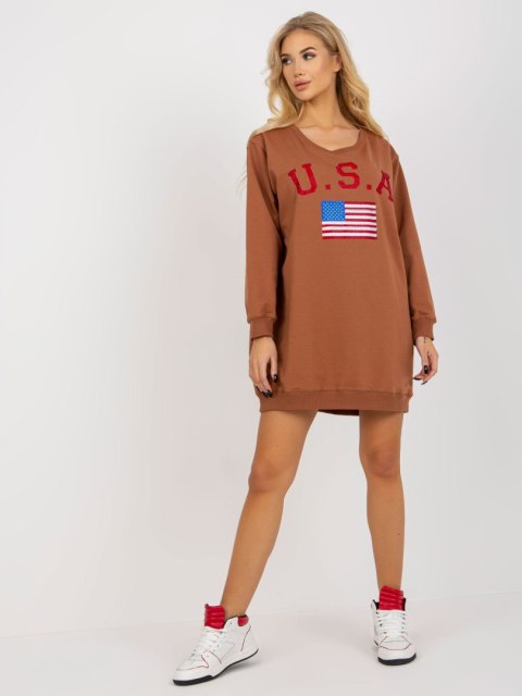 Bluza VI-BL-3192.23P jasny brązowy Bluza VI-BL-3192.23P jasny brązowy