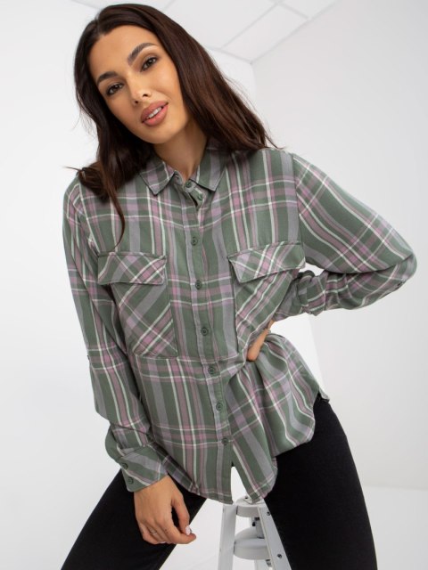 Bluzka D70039Z11082A khaki XS