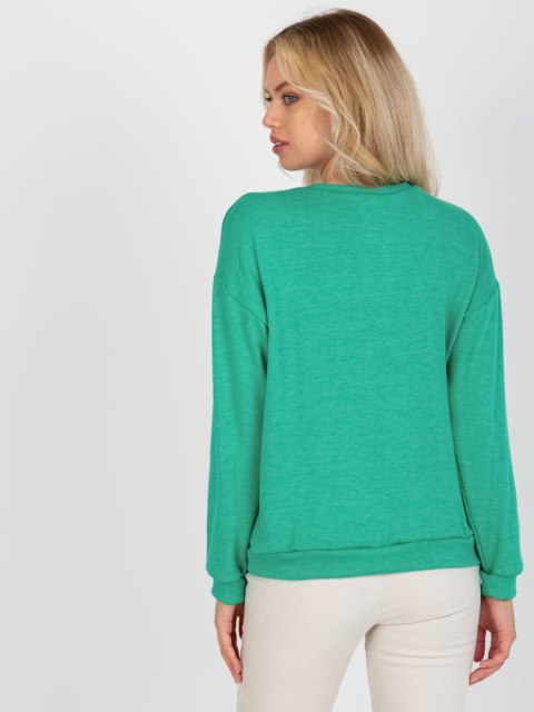 Bluzka LK-BZ-509067.15 turkusowy Bluzka LK-BZ-509067.15 turkusowy