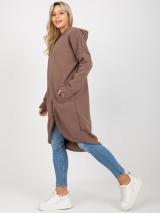 Bluza RV-BL-4858-1.99P brązowy S/M