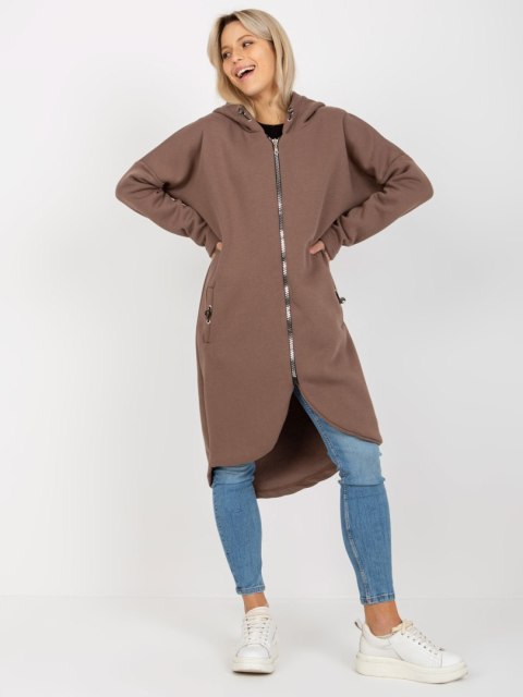 Bluza RV-BL-4858-1.99P brązowy S/M Bluza RV-BL-4858-1.99P brązowy S/M