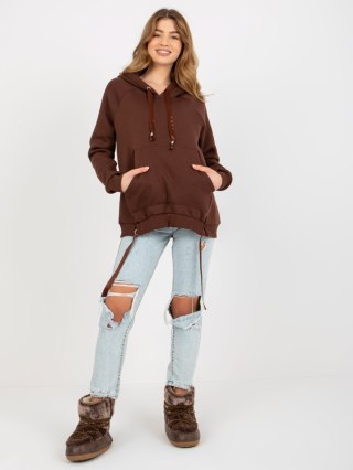 Bluza TW-BL-BL-1003.95P ciemny brązowy XL