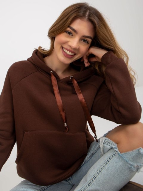 Bluza TW-BL-BL-1003.95P ciemny brązowy S Bluza TW-BL-BL-1003.95P ciemny brązowy S