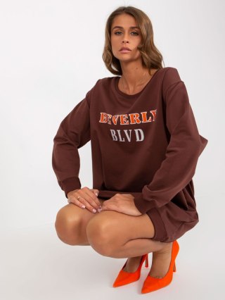 Bluza VI-BL-3075.64P ciemny brązowy