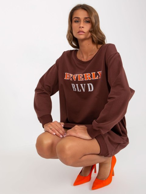 Bluza VI-BL-3075.64P ciemny brązowy Bluza VI-BL-3075.64P ciemny brązowy