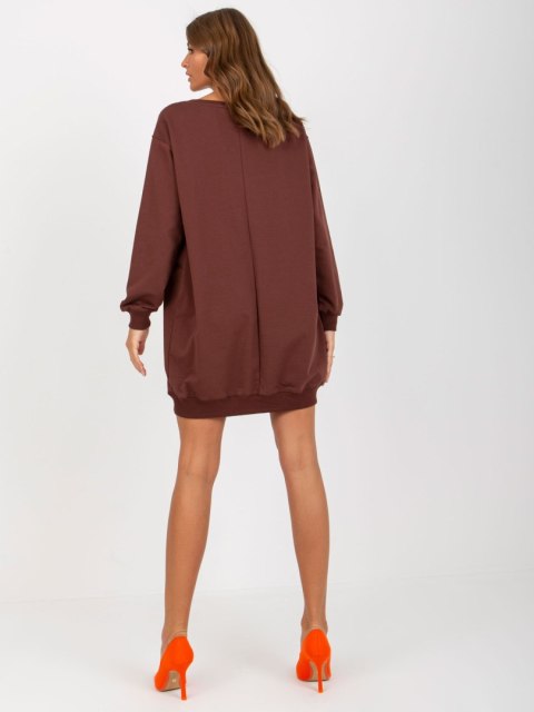 Bluza VI-BL-3075.64P ciemny brązowy Bluza VI-BL-3075.64P ciemny brązowy