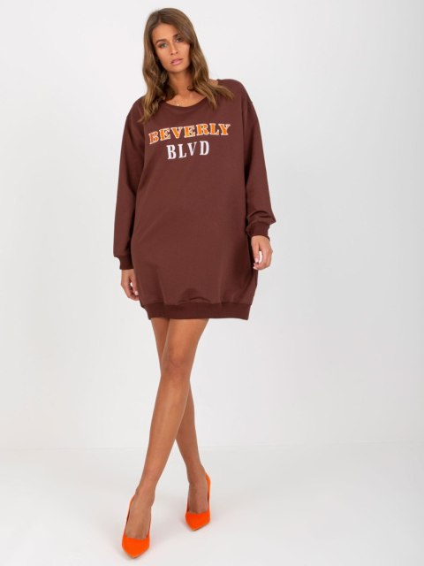 Bluza VI-BL-3075.64P ciemny brązowy Bluza VI-BL-3075.64P ciemny brązowy