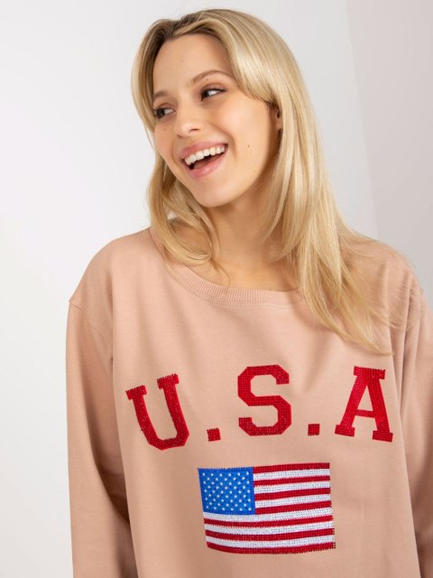 Bluza VI-BL-3192.23P ciemny bezowy Bluza VI-BL-3192.23P ciemny bezowy