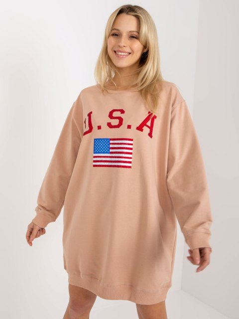 Bluza VI-BL-3192.23P ciemny bezowy Bluza VI-BL-3192.23P ciemny bezowy