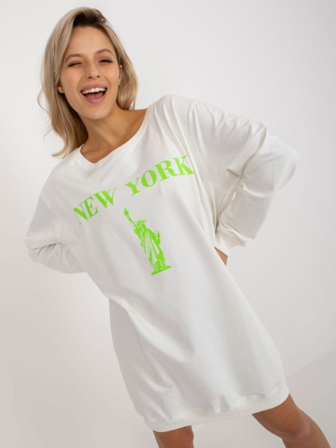 Bluza VI-BL-3212.15X biało-zielony