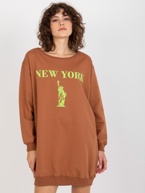 Bluza VI-BL-3212.15X brązowo-zielony Bluza VI-BL-3212.15X brązowo-zielony