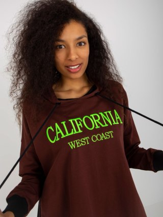 Bluza VI-BL-327.70P ciemny brązowy