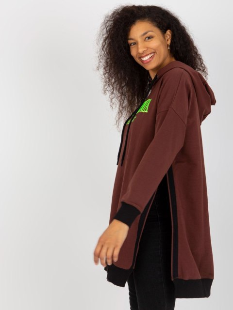 Bluza VI-BL-327.70P ciemny brązowy Bluza VI-BL-327.70P ciemny brązowy