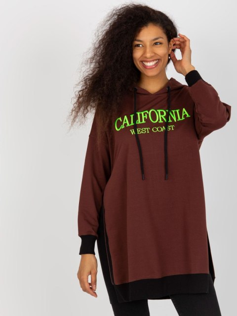 Bluza VI-BL-327.70P ciemny brązowy Bluza VI-BL-327.70P ciemny brązowy