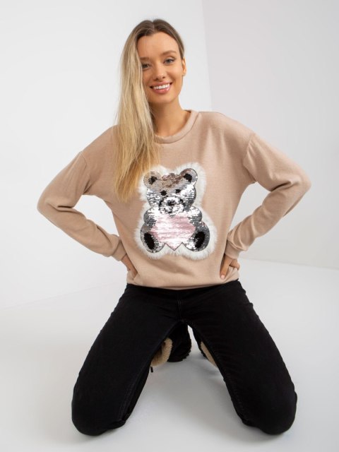 Bluzka LK-BZ-509067-1.27 beżowy Bluzka LK-BZ-509067-1.27 beżowy
