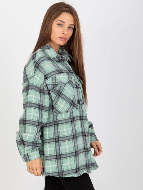 Koszula DN-KS-3967.92 mietowy L Koszula DN-KS-3967.92 mietowy L