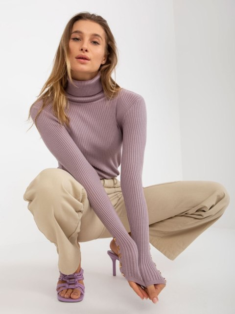 Sweter NM-SW-NG-202.08 jasny fioletowy L/XL Sweter NM-SW-NG-202.08 jasny fioletowy L/XL