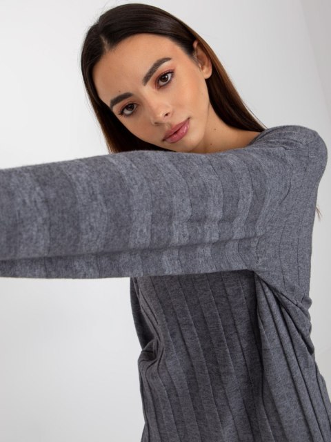Sweter VI-SW-20233.19 ciemny szary Sweter VI-SW-20233.19 ciemny szary