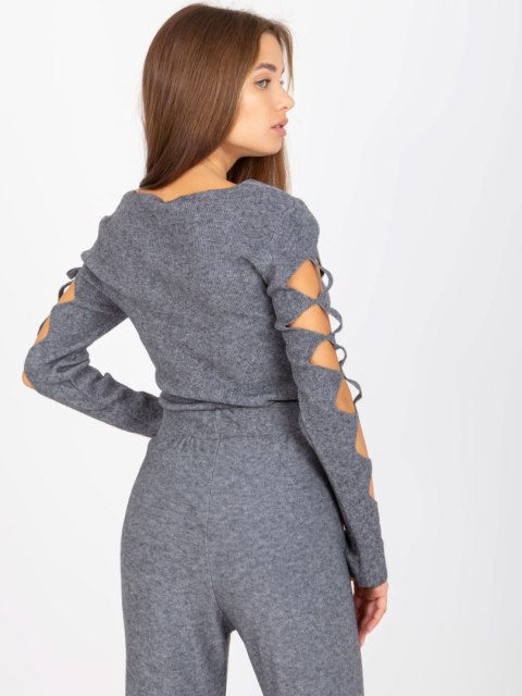 Sweter VI-SW-20253.29 ciemny szary Sweter VI-SW-20253.29 ciemny szary
