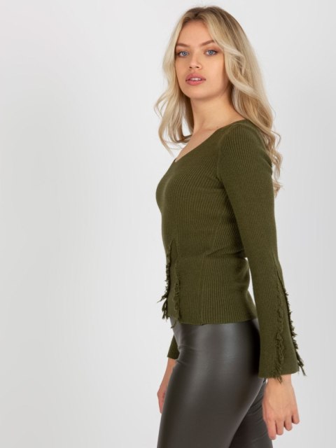 Sweter VI-SW-20260.91P khaki Sweter VI-SW-20260.91P khaki