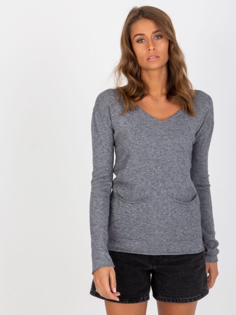 Sweter VI-SW-20282.32 ciemny szary
