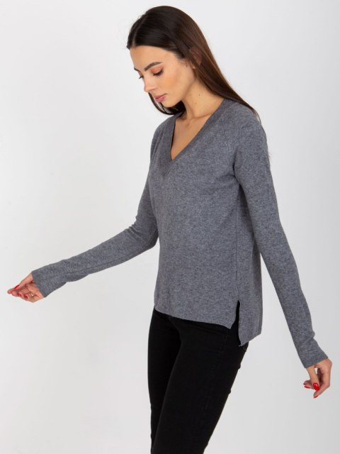 Sweter VI-SW-20295.30P ciemny szary Sweter VI-SW-20295.30P ciemny szary