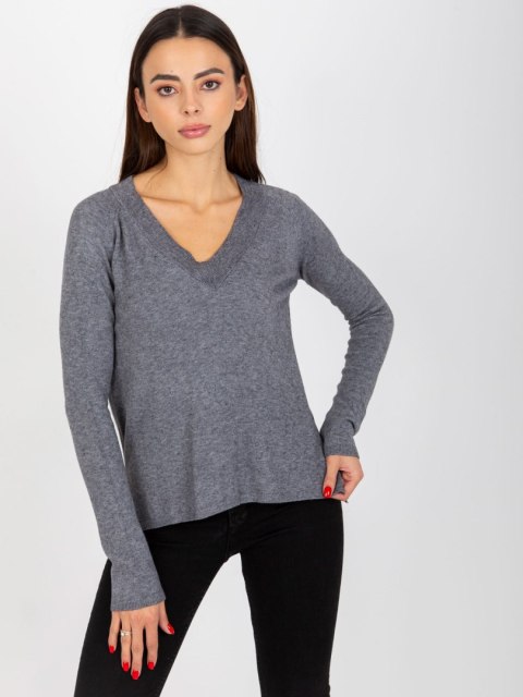 Sweter VI-SW-20295.30P ciemny szary Sweter VI-SW-20295.30P ciemny szary