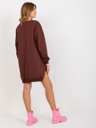 Bluza VI-BL-3102.01P brązowo-różowy