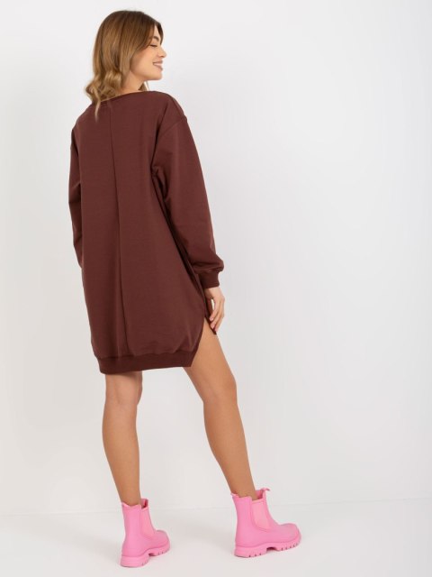 Bluza VI-BL-3102.01P brązowo-różowy