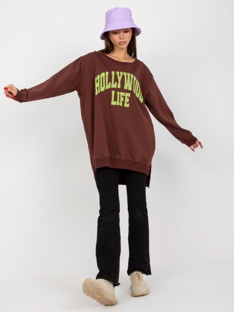 Bluza VI-BL-3102.01P ciemny brązowy