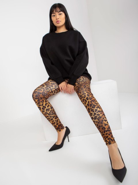 Leginsy VI-LG-149.02P czarno-beżowy L/XL Leginsy VI-LG-149.02P czarno-beżowy L/XL