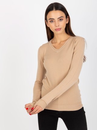 Sweter NM-SW-J52002.70 ciemny bezowy