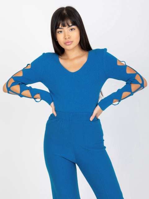 Sweter VI-SW-20253.29 ciemny niebieski Sweter VI-SW-20253.29 ciemny niebieski