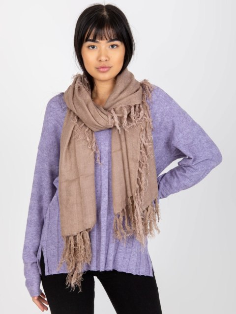 Szalik AT-SZ-1285.65P ciemny bezowy Szalik AT-SZ-1285.65P ciemny bezowy