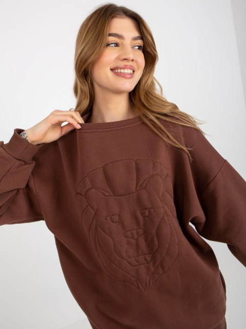 Bluza EM-BL-617-4.41P brązowy Bluza EM-BL-617-4.41P brązowy