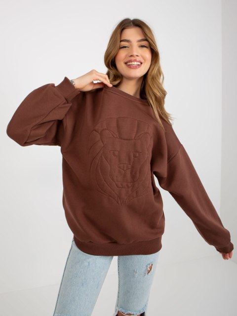Bluza EM-BL-617-4.41P brązowy Bluza EM-BL-617-4.41P brązowy