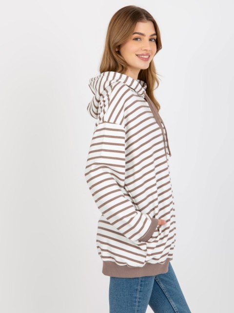 Bluza FA-BL-8287.20P biało-brązowy Bluza FA-BL-8287.20P biało-brązowy