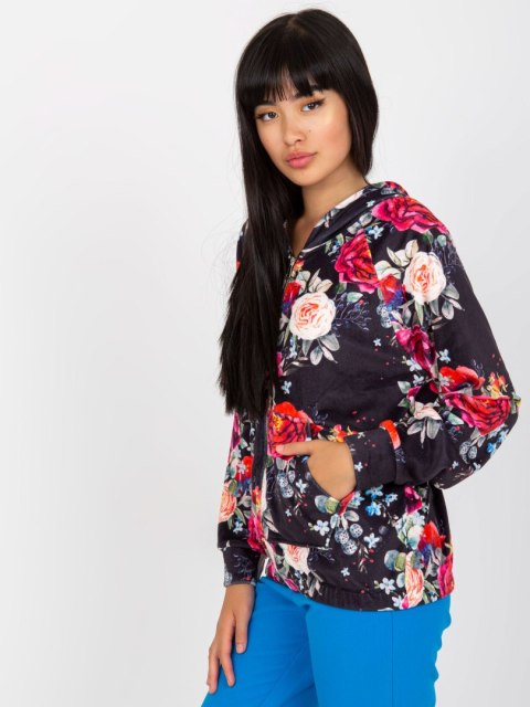 Bluza RV-BL-8143.83P czarno-czerwony L/XL Bluza RV-BL-8143.83P czarno-czerwony L/XL
