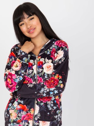 Bluza RV-BL-8143.83P czarno-czerwony S/M