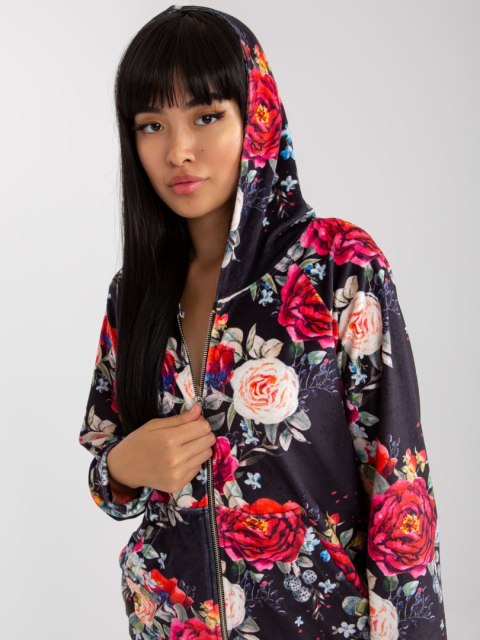 Bluza RV-BL-8143.83P czarno-czerwony S/M Bluza RV-BL-8143.83P czarno-czerwony S/M