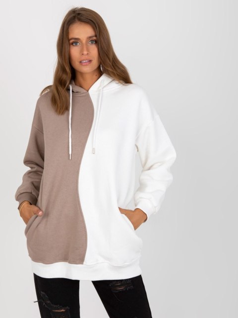 Bluza RV-BL-8233.32X biało-beżowy L/XL Bluza RV-BL-8233.32X biało-beżowy L/XL